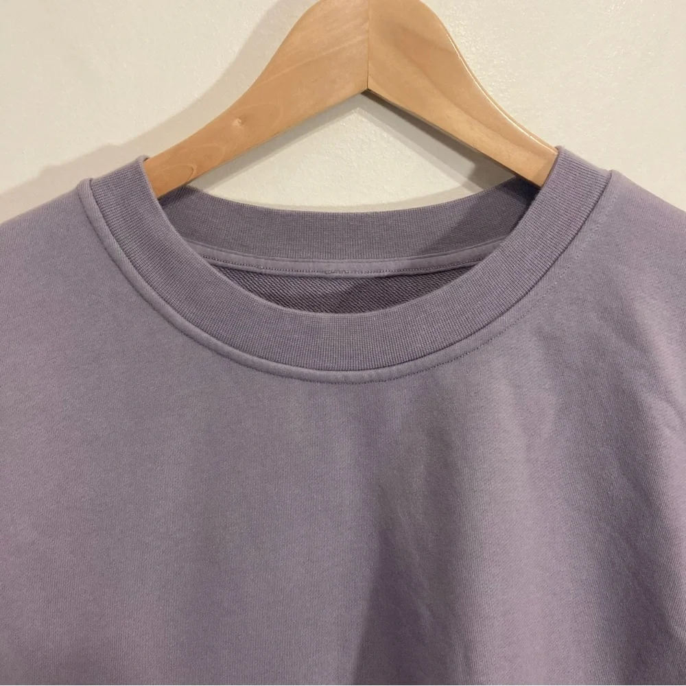 SOLD Lululemon Perfectly Oversized Crewneck Sweatshirt Pullover Sz 8-10 - Picture 4 of 9